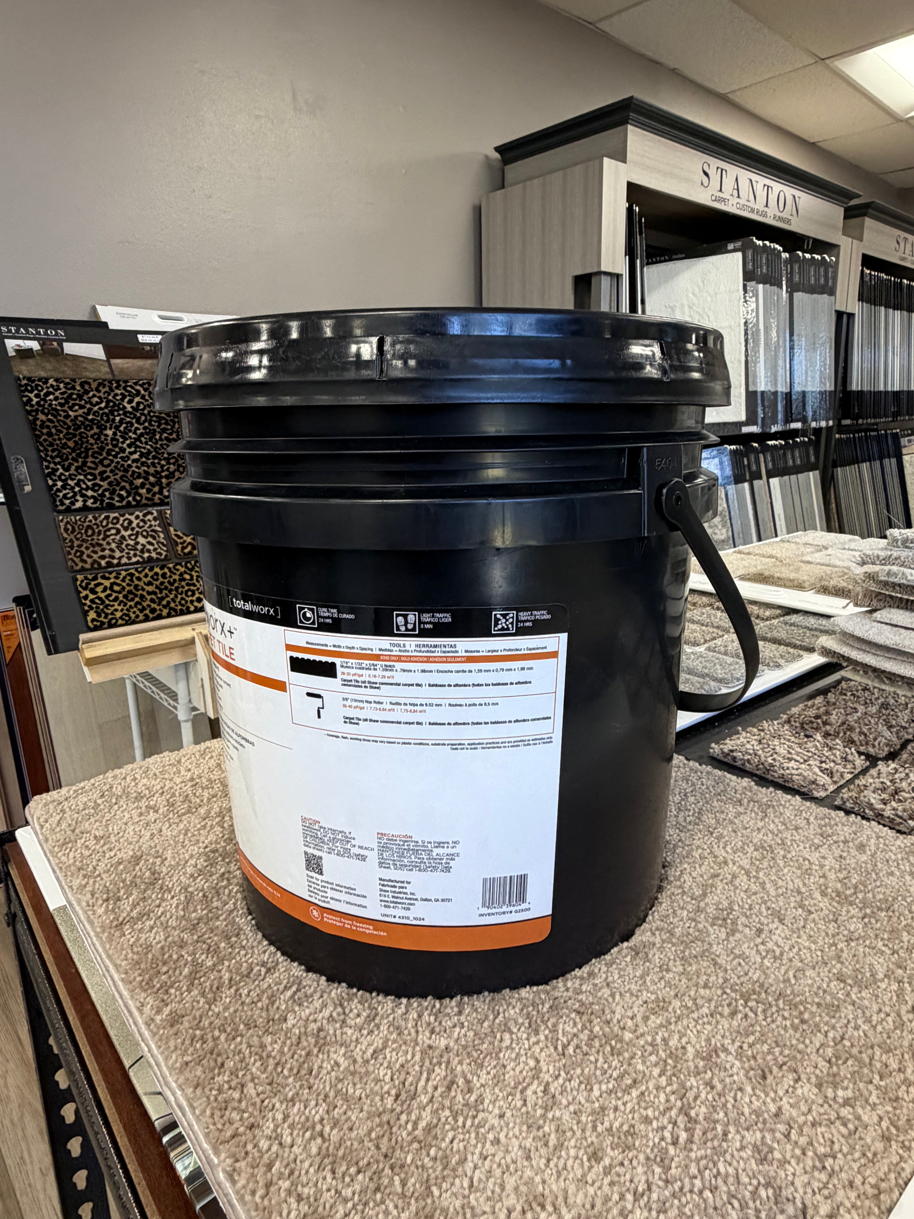 Shaw 5000 Premium Carpet Tile Adhesive 4 Gallons